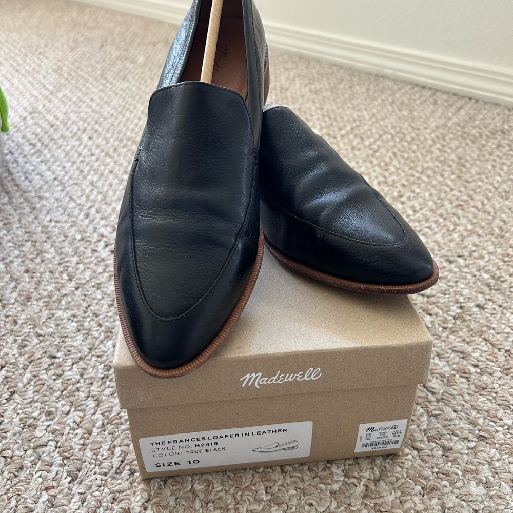 Madewell The Frances Loafer in Leather